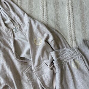 Victoria's Secret Light Gray Lounge Set